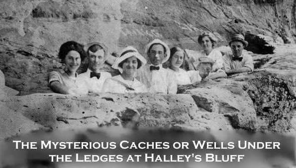 Halleys Bluff Caches